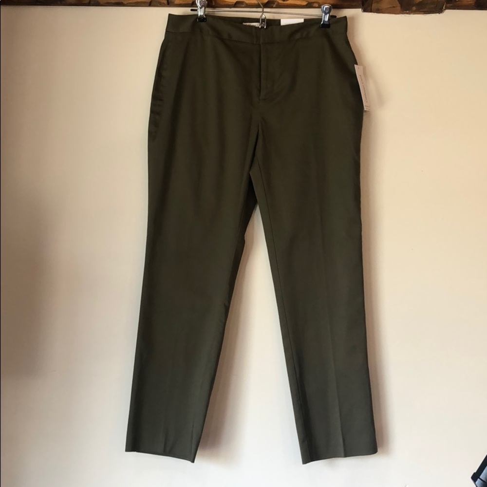 Coldwater creek Sateen Ankle slim leg pant size 8